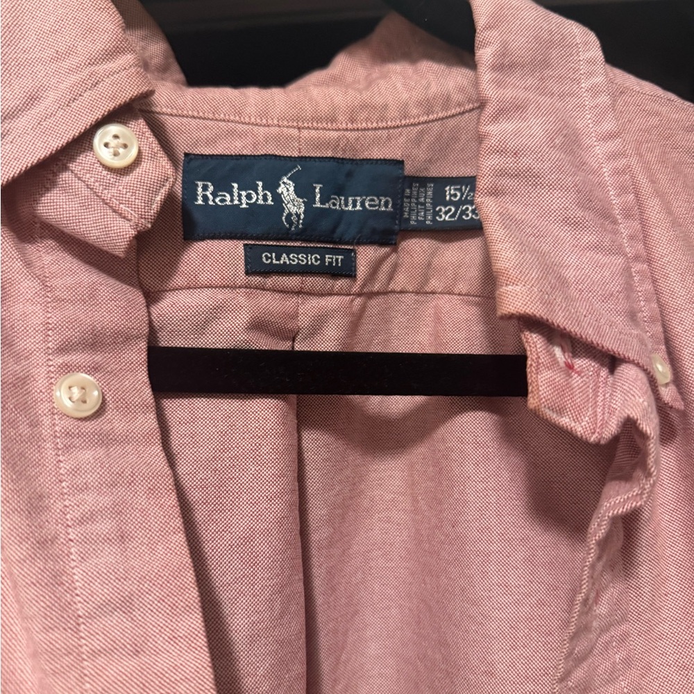 Ralph Lauren Polo button down size medium - Picture 2 of 3